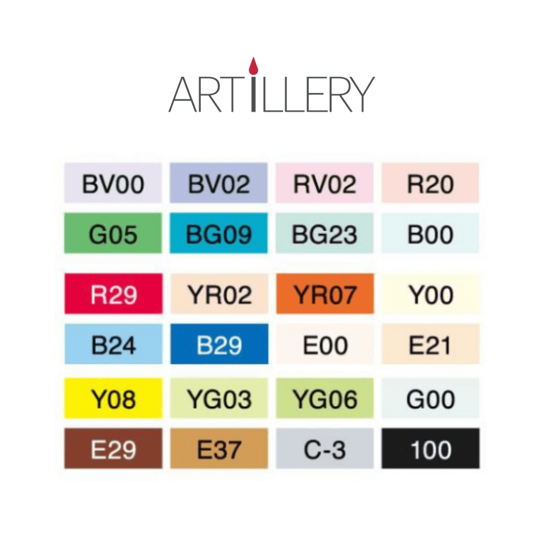 Copic Ciao Markers Basic Set of 24