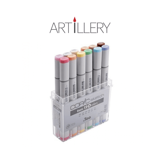 Copic Sketch Set of 12 B | For Anime & Manga