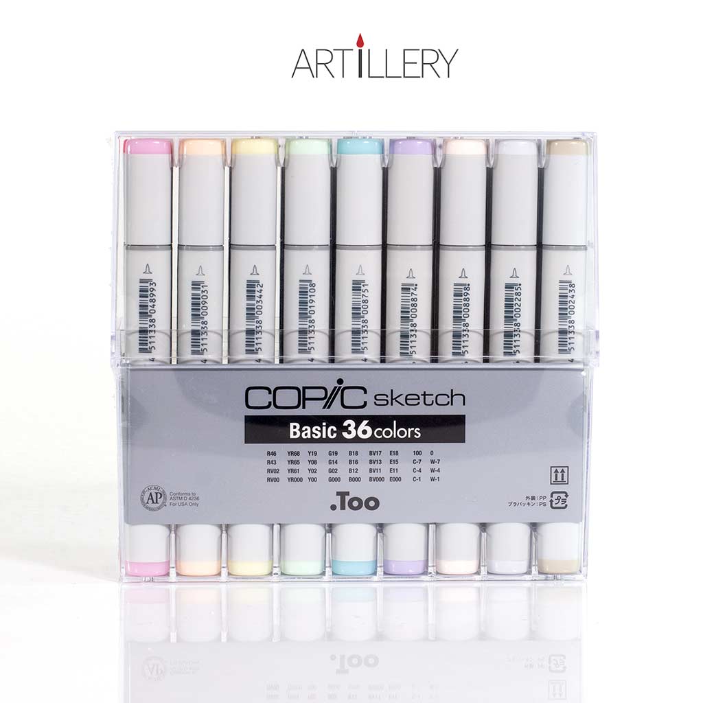 Copic Sketch Basic Set of 36