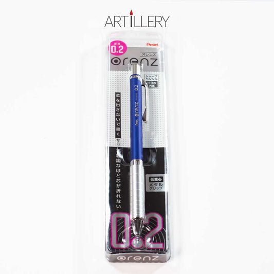 Pentel Orenz Metal Grip 0.2mm Navy Blue