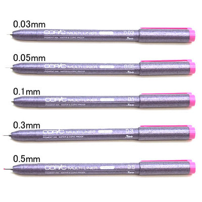 Copic Multiliner Sakura Pink 0.03mm