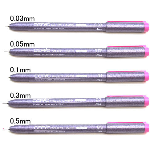 Copic Multiliner Sakura Pink 0.1mm