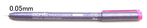 Copic Multiliner Sakura Pink 0.05mm